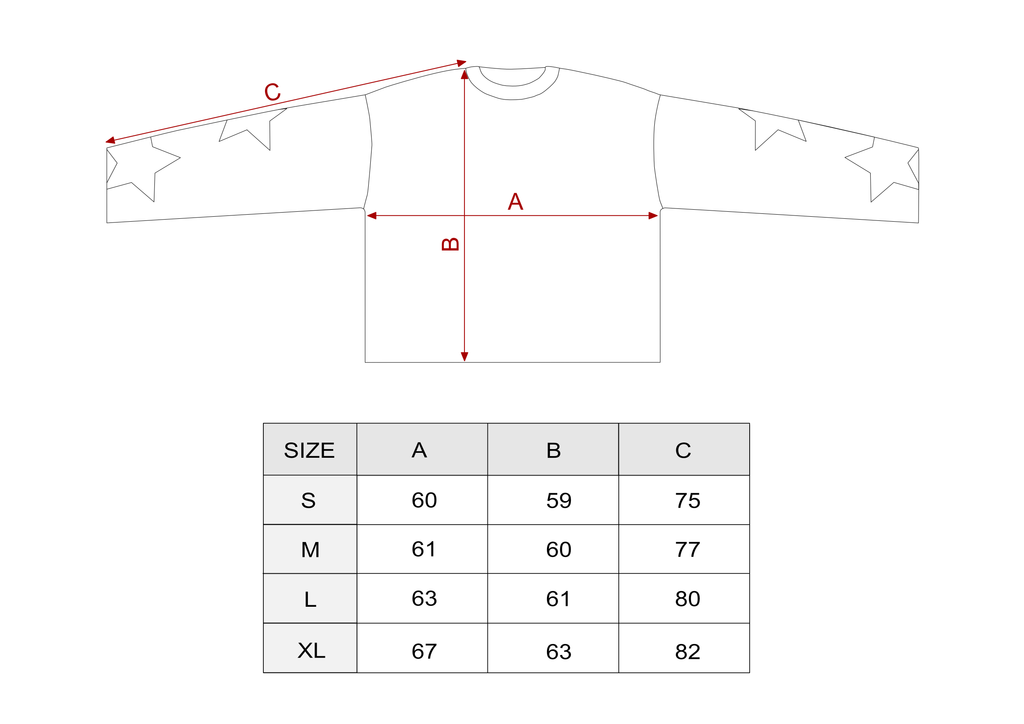 STARS - White Longsleeve